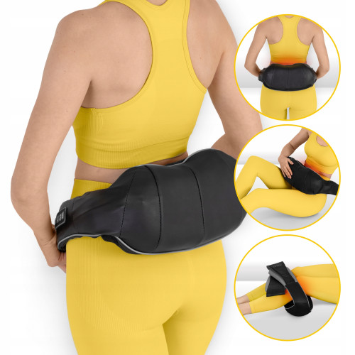 Массажная подушка  4FIZJO Shiatsu Pro+ для шеи и спины Black/Grey - фото №11